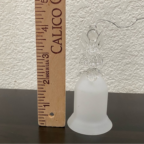 Vintage Spun Glass Angel Bell Christmas Tree Ornament - Picture 10 of 11